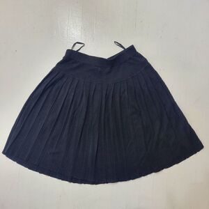 Liz Claiborne Charcoal Gray Pleated A-line Skirt